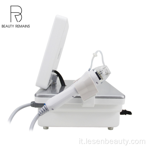 Rimozione di cicatrici da acne dorata Microneedle Fractional RF Microneedle